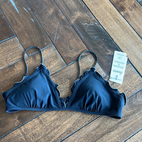 Designer Kisuii UPF 50+ UV protection chlorine resistant bikini top size large - Picture 12 of 12